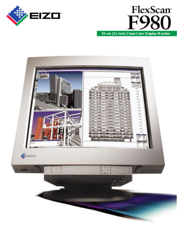 Eizo 55 cm (21 inch) class Color CRT Monitor Datasheet | Manualzz