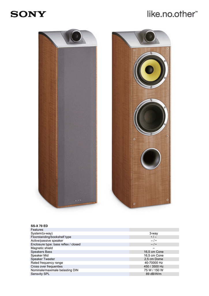 sony floor standing speakers