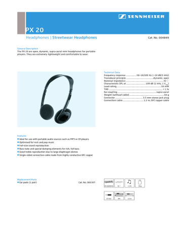 Sennheiser 2025 px 20