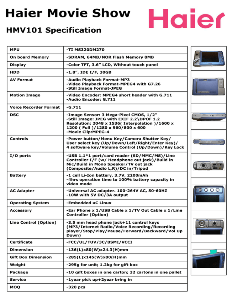 Haier Jg0260e0100 Datasheet Manualzz