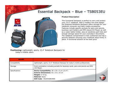 targus essential backpack