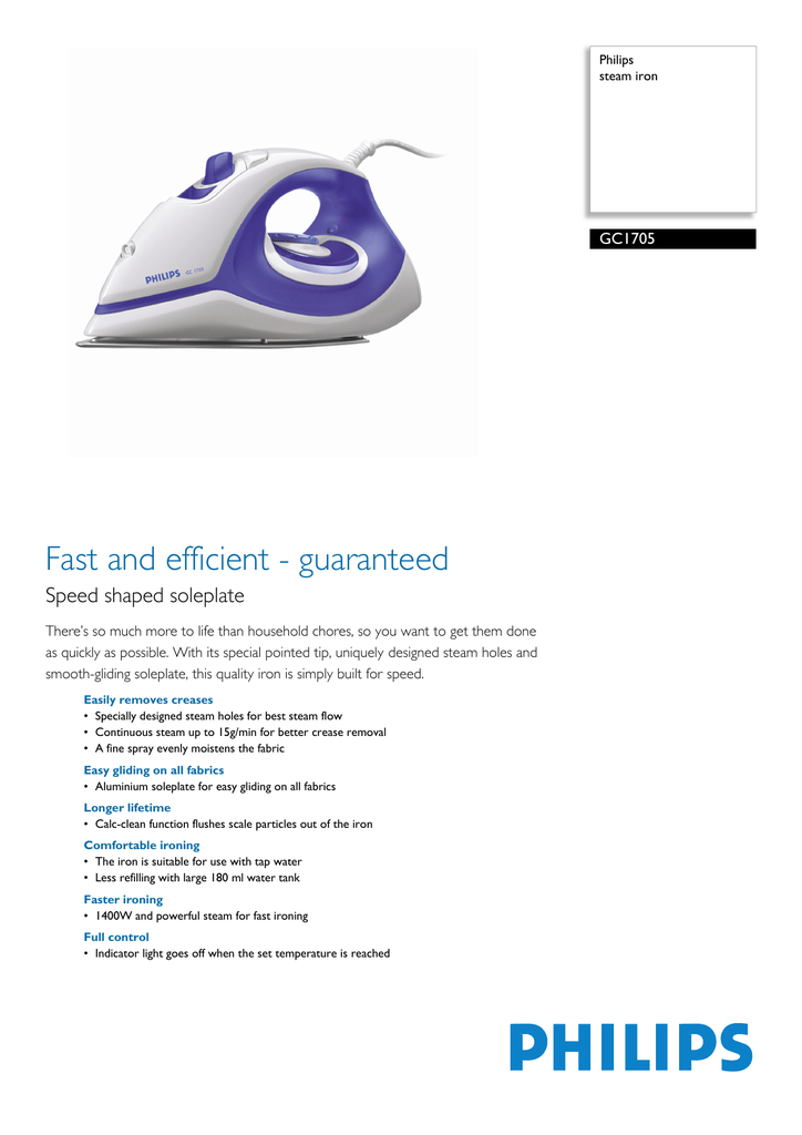 philips steam iron gc1115