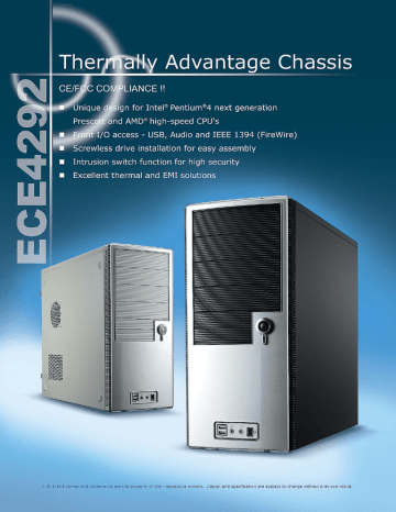Ever Case ECE4292 BS Mid Tower Case Datasheet | Manualzz