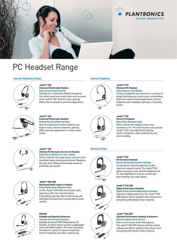 Plantronics Audio Switcher Datasheet 