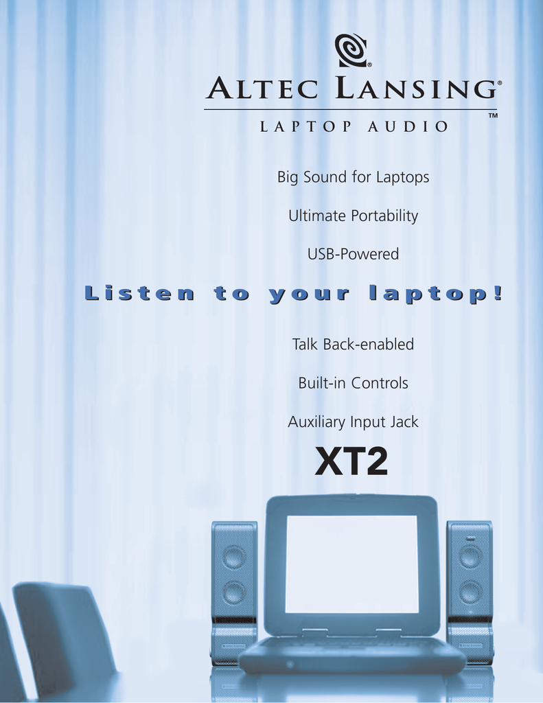 altec lansing xt1