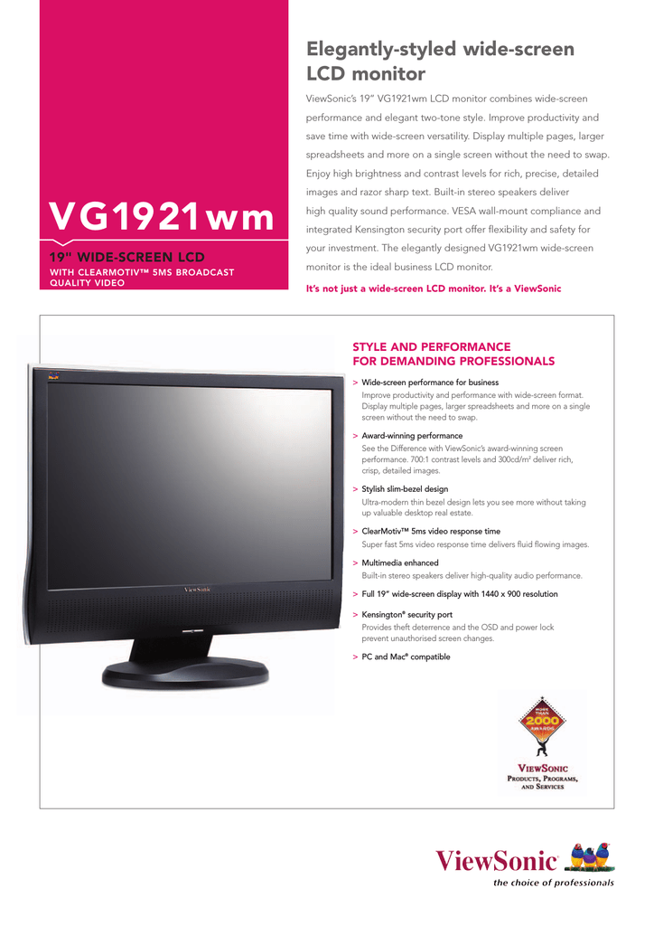 viewsonic monitor driver viewsonic monitor driver