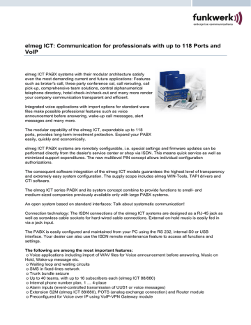 Elmeg IP-S290plus extended VoIP VoVPN system telephone 