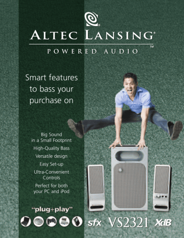 altec lansing atp3 2.1 computer sound system