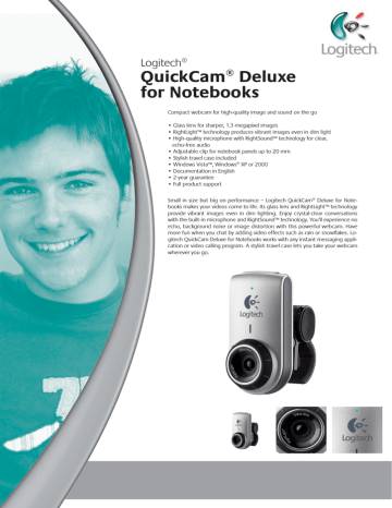 logitech quickcam communicate deluxe software