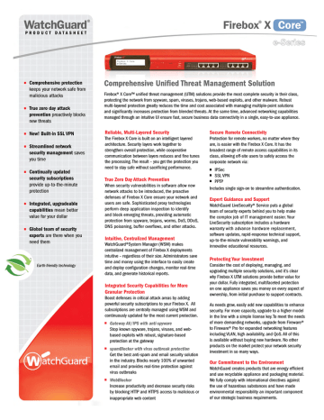 Watchguard Firebox X550e Datasheet Manualzz Watchguard Firebox X550e Datasheet Manualzz