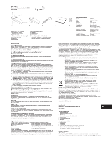 Iqua bhs 306 как подключить к телефону