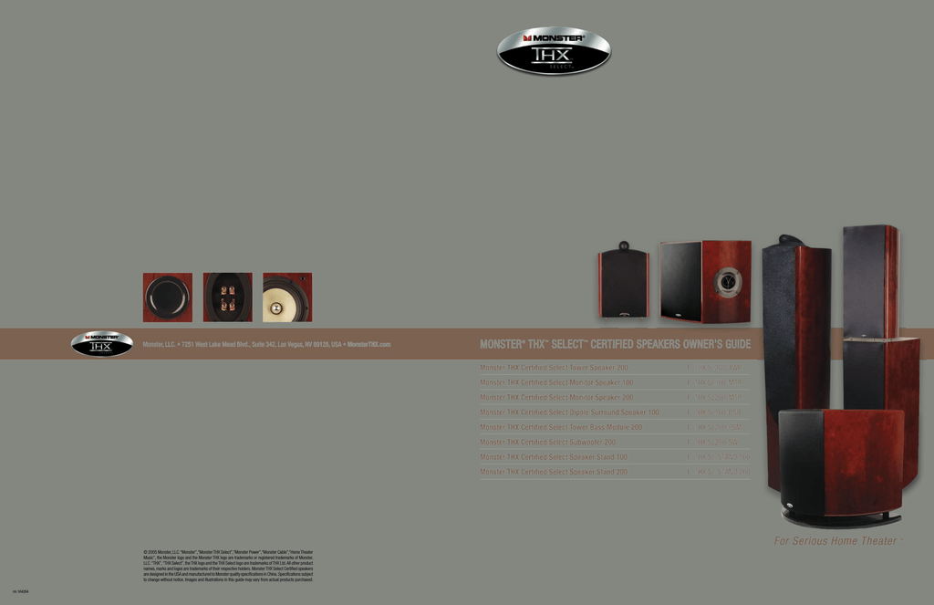 monster home theater speakers