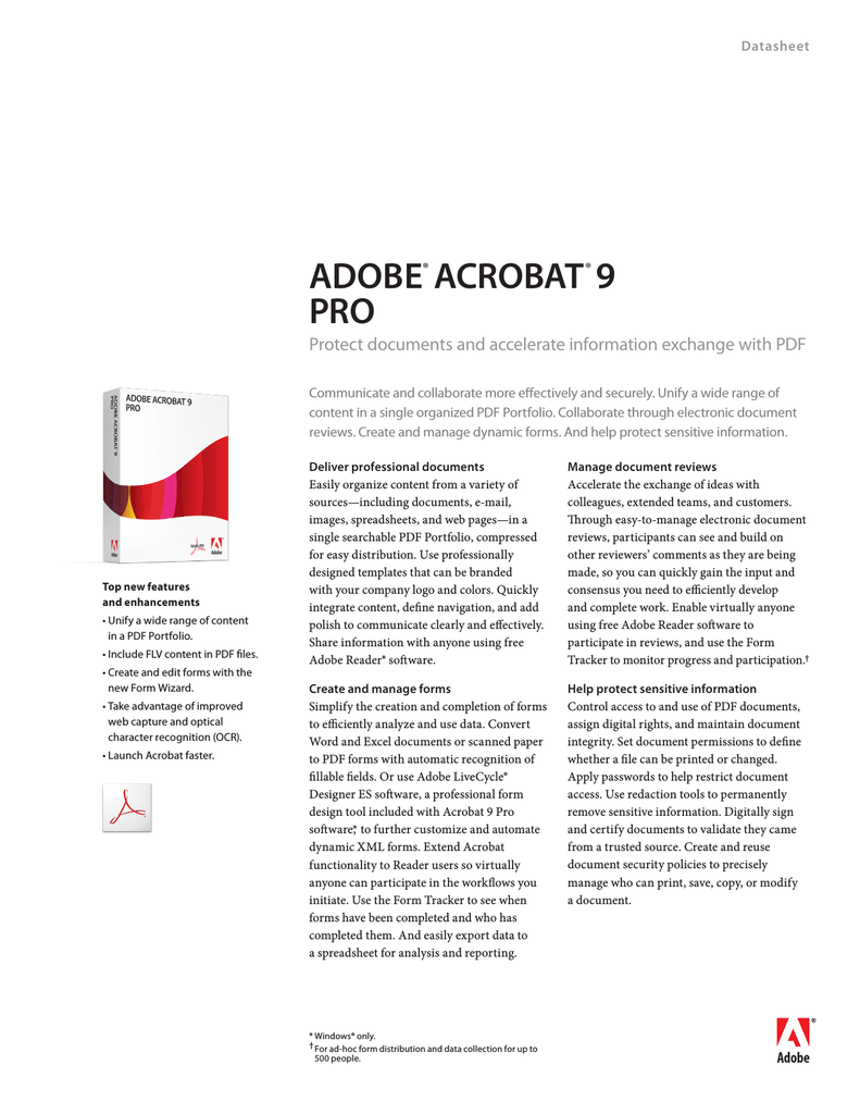 adobe acrobat 9 for mac