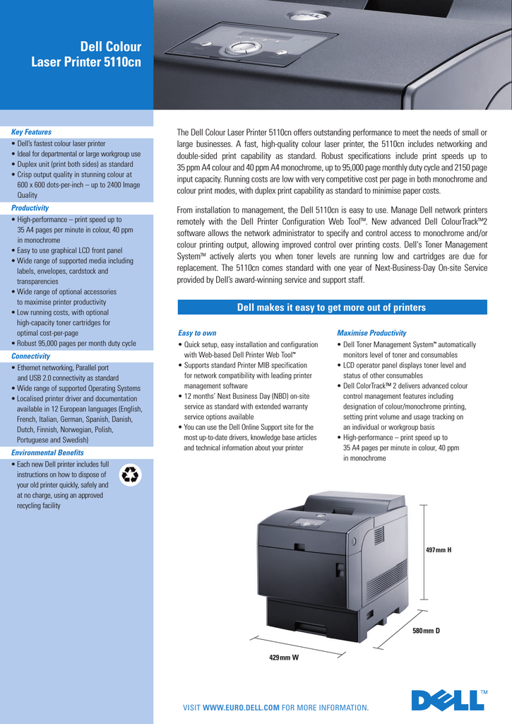 driver dell color laser printer 3010cn