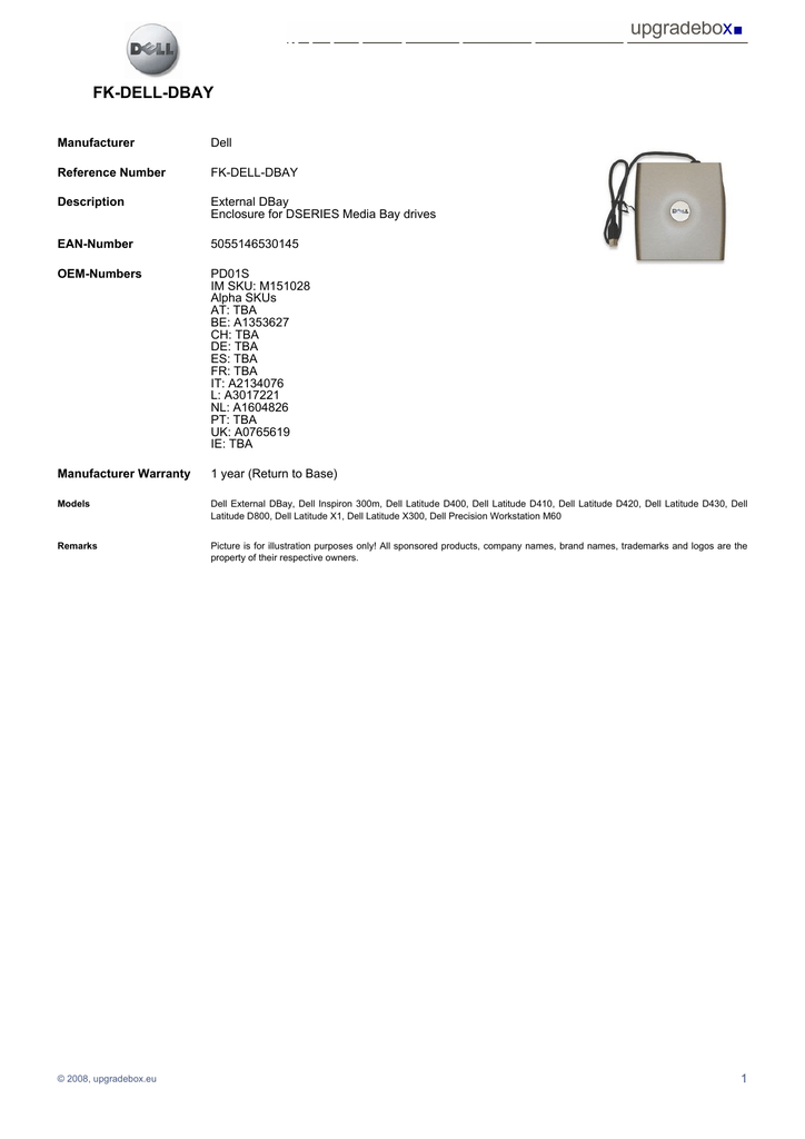 Origin Storage External Dbay Manualzz