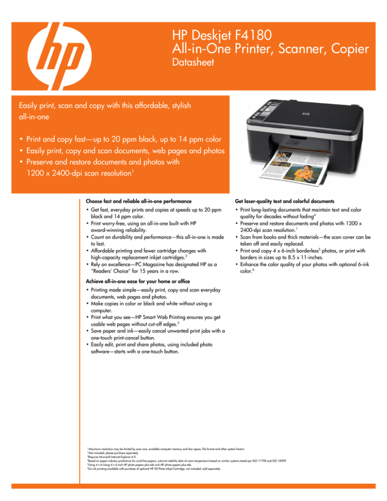 hp f4180