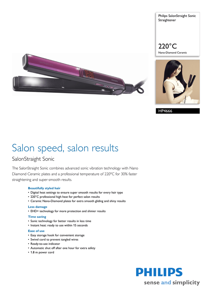 philips hair straightener ceramic plates