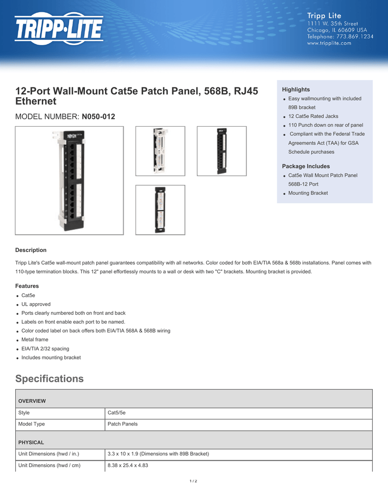 Wall Ethernet Jack 568b Wiring - Complete Wiring Schemas
