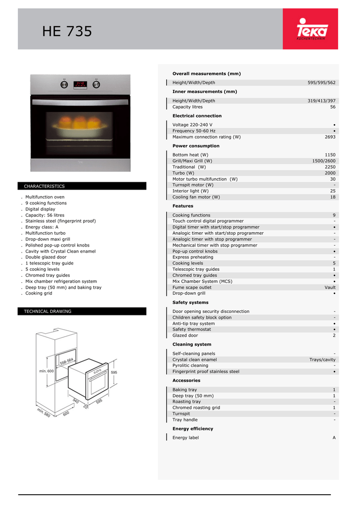 Teka HK 700 Datasheet | Manualzz
