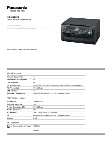 panasonic kx mb2030 manual from panasonic panasonic kx mb2030 manual from panasonic