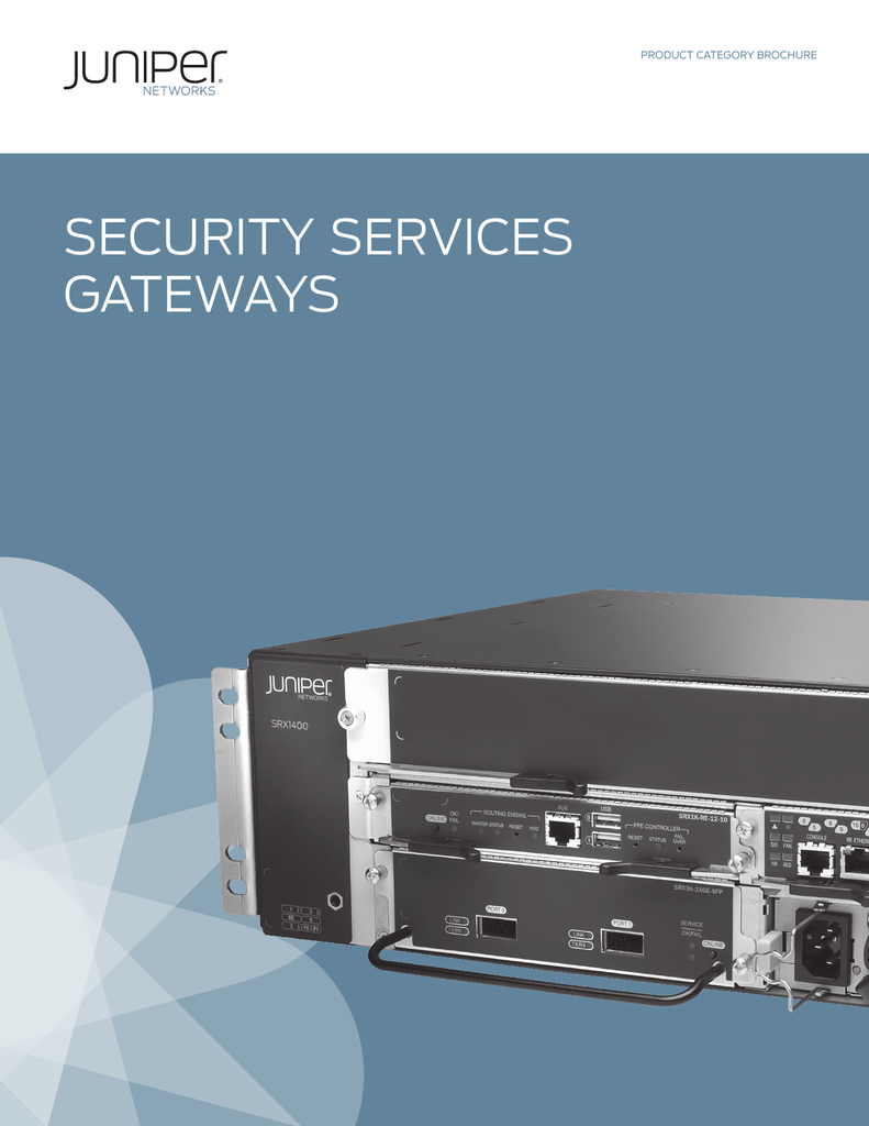 Juniper Networks SRX-210 Secure Services Gateway VPN Firewall SRX210BE 12.1X46