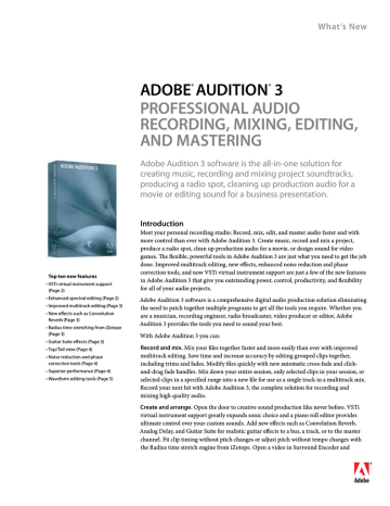 adobe audition 3.0 for mac