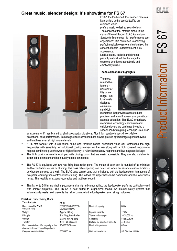 elac fs67