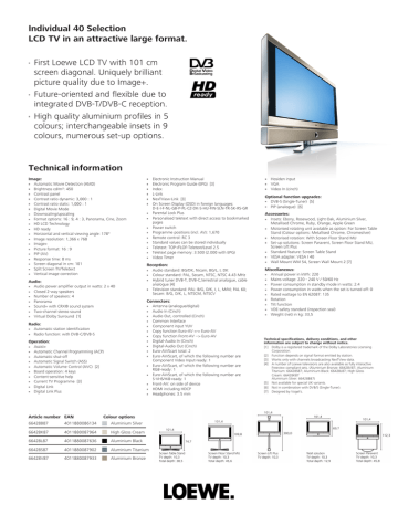 loewe individual 40 selection