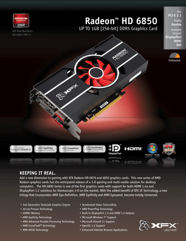 Xfx Hd 685x Znbc Hd 685x Zndc Datasheet Manualzz