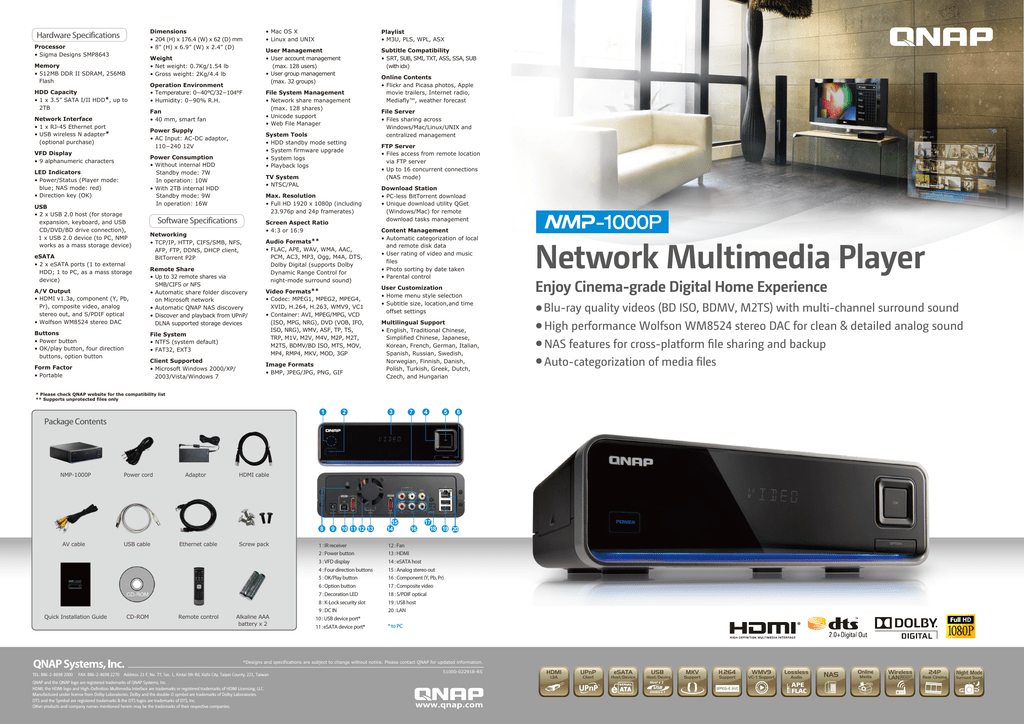 qnap nmp-1000p firmware