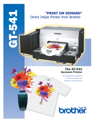 Brother GT-541 Datasheet | Manualzz