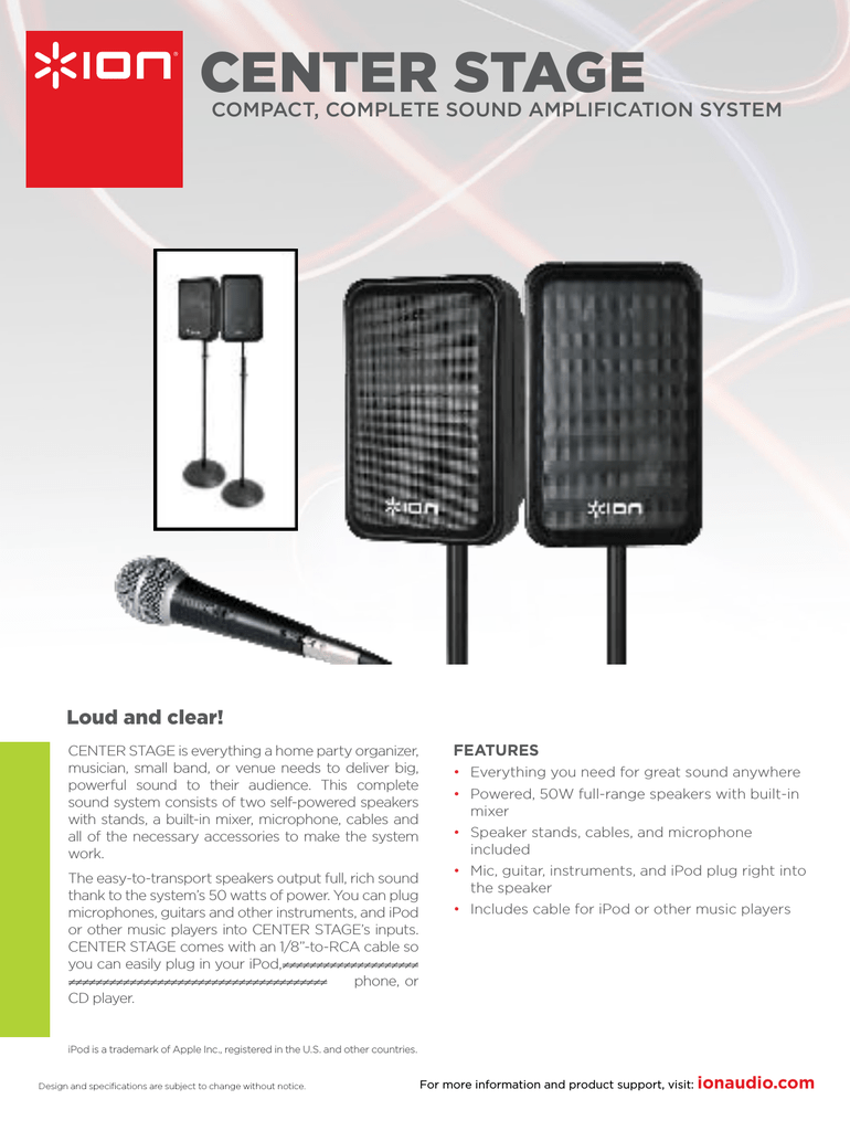 ion offroad speaker