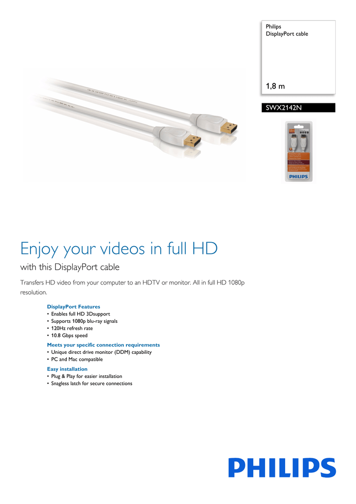 Philips bdp2100 branchement