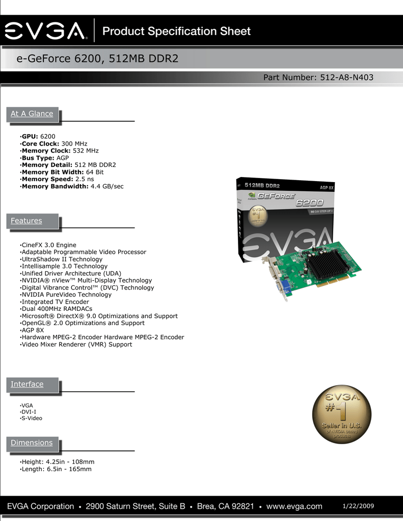 geforce 6200 driver updates