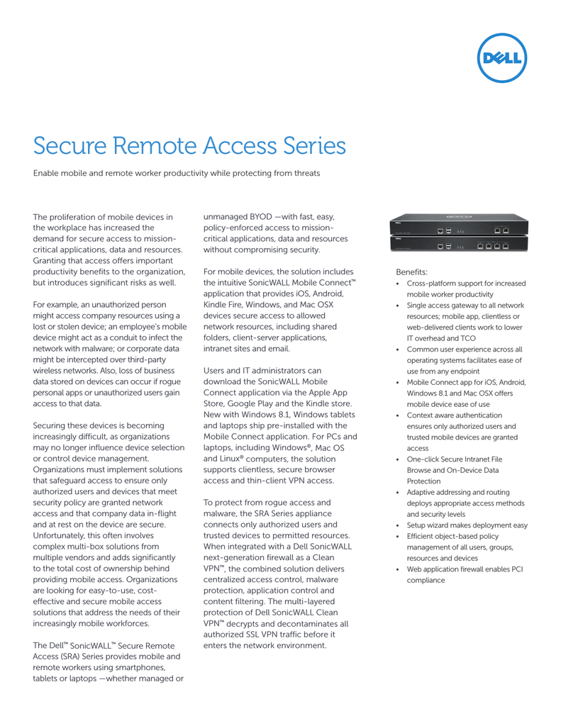 dell sonicwall vpn for mac