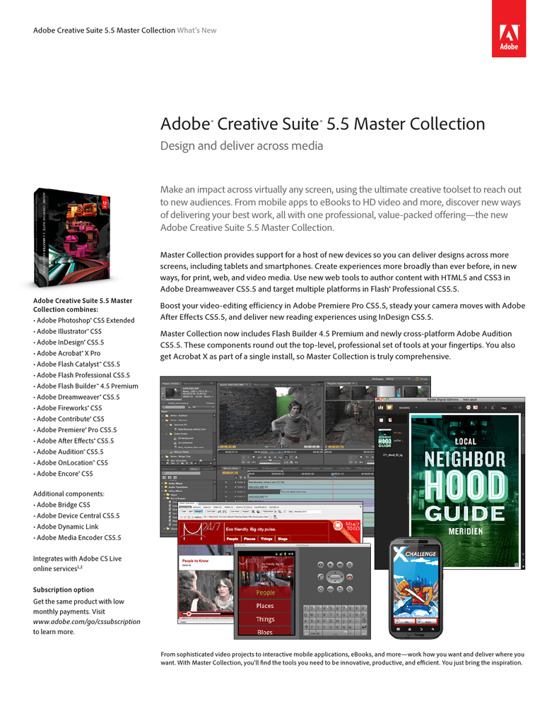 adobe creative suite 5 design premium about