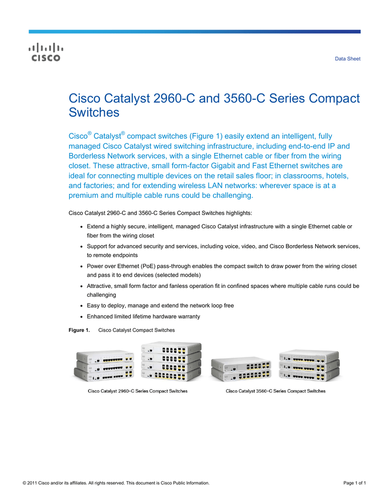 Cisco Ws C2960c 8tc S Ws C2960c 12pc L Ws C2960c 8tc L Ws C2960c 8pc L Ws C2960cpd 8pt L Ws C2960cpd 8tt L Datasheet Manualzz