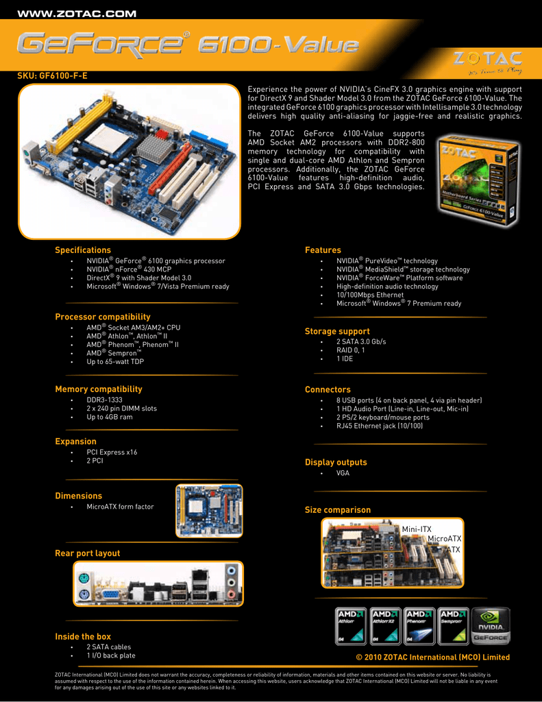 nvidia nforce 10 100 mbps ethernet windows 7 driver