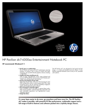hp dv7 amd radeon graphics drivers model 6166nr