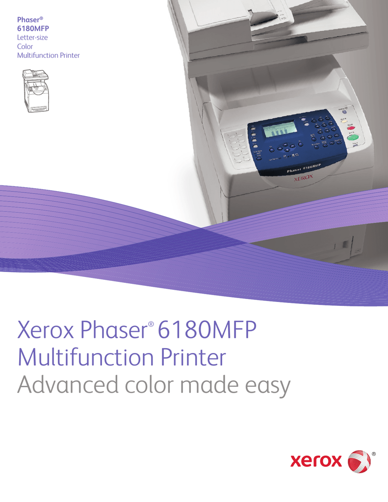 xerox phaser 6180 driver windows 10