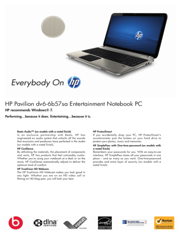 Hp A2t47ea Datasheet Manualzz