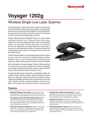 honeywell voyager 1202g bluetooth manual