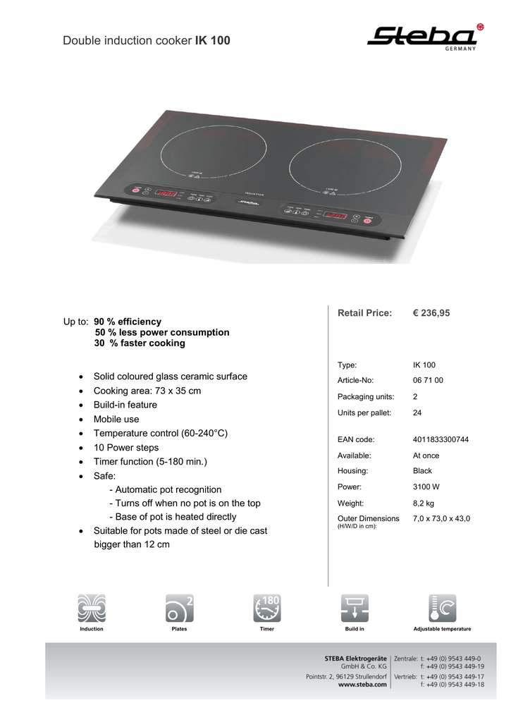 induction cooker power consumption