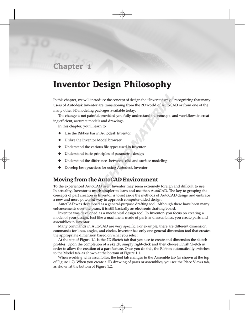 autodesk inventor 2010 lesson 1