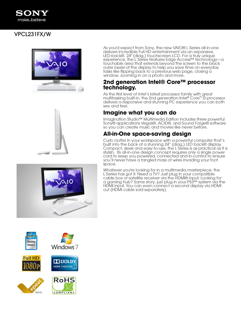 SONY VAIO VPCF23AFXB DOLBY AUDIO DRIVER FOR WINDOWS SONY VAIO VPCF23AFXB DOLBY AUDIO DRIVER FOR PC
