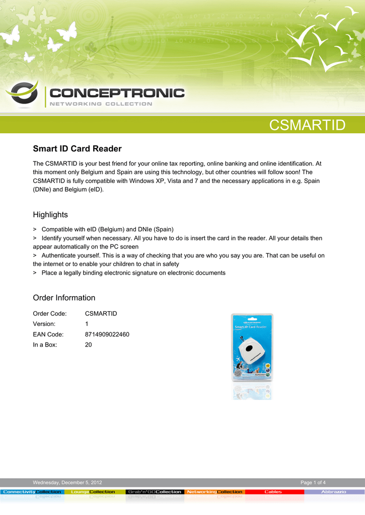 conceptronic smart id manualzz
