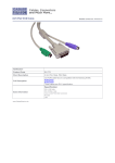 Cables Direct DVI+PS/2 KVM Datasheet