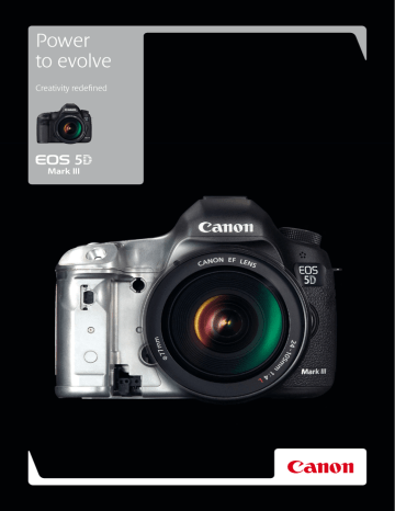 Canon EOS 5D Mark III + EF 24-105 F4L IS USM Datasheet | Manualzz