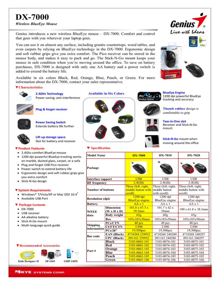 Genius Datasheet Manualzz