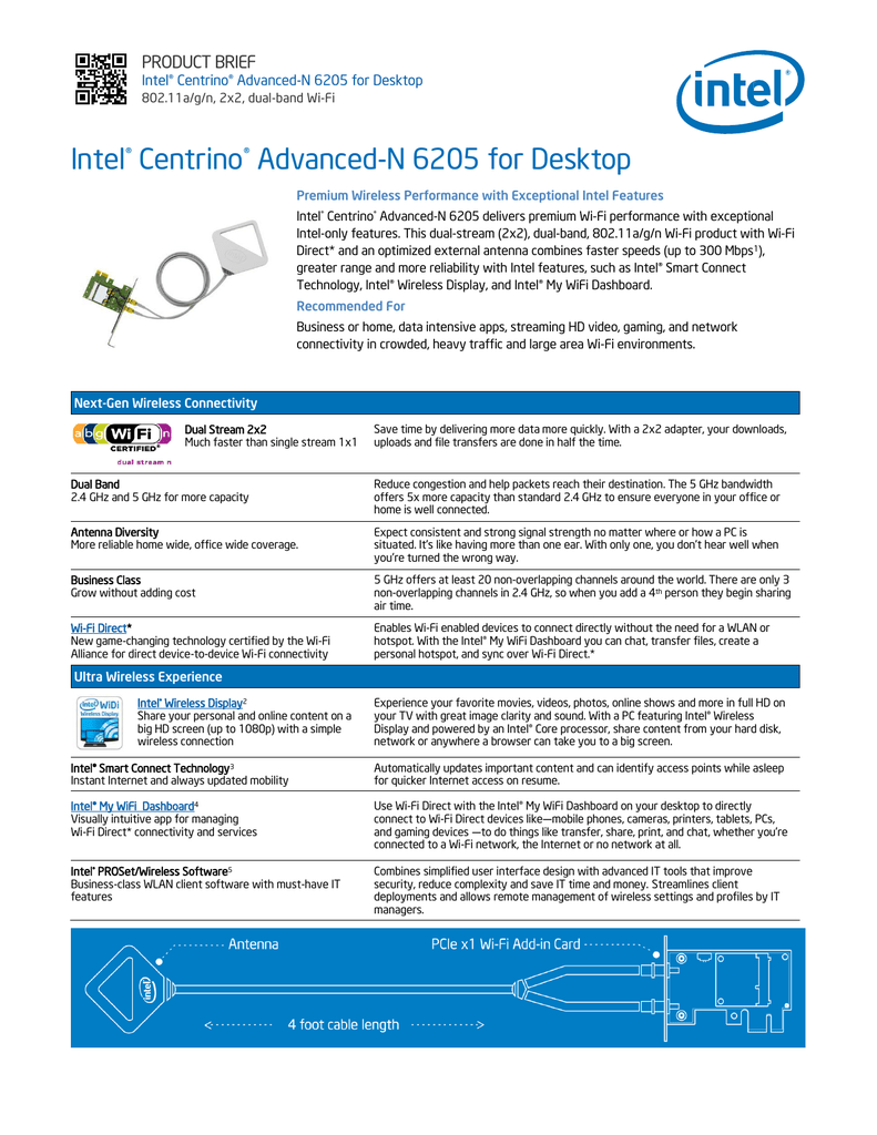 intel advanced n 6205 driver only